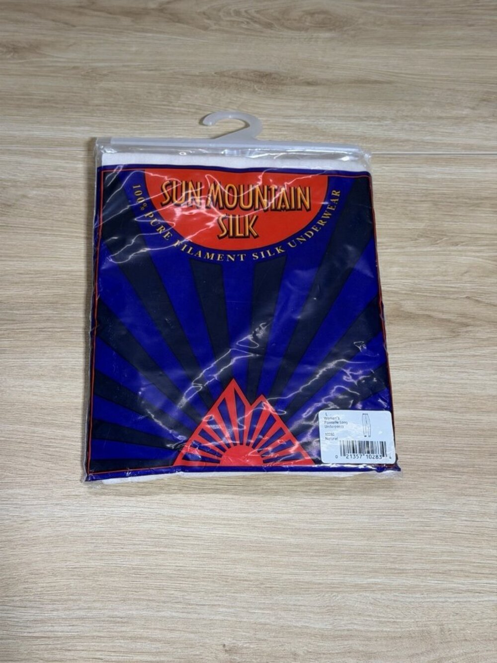 100% Filament Silk Base Layer Long Underwear Womens L Sun Mountain Pointelle New